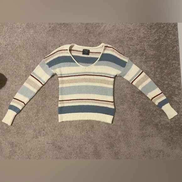 Abercrombie & Fitch Striped Sweater SZ S - Picture 4 of 7